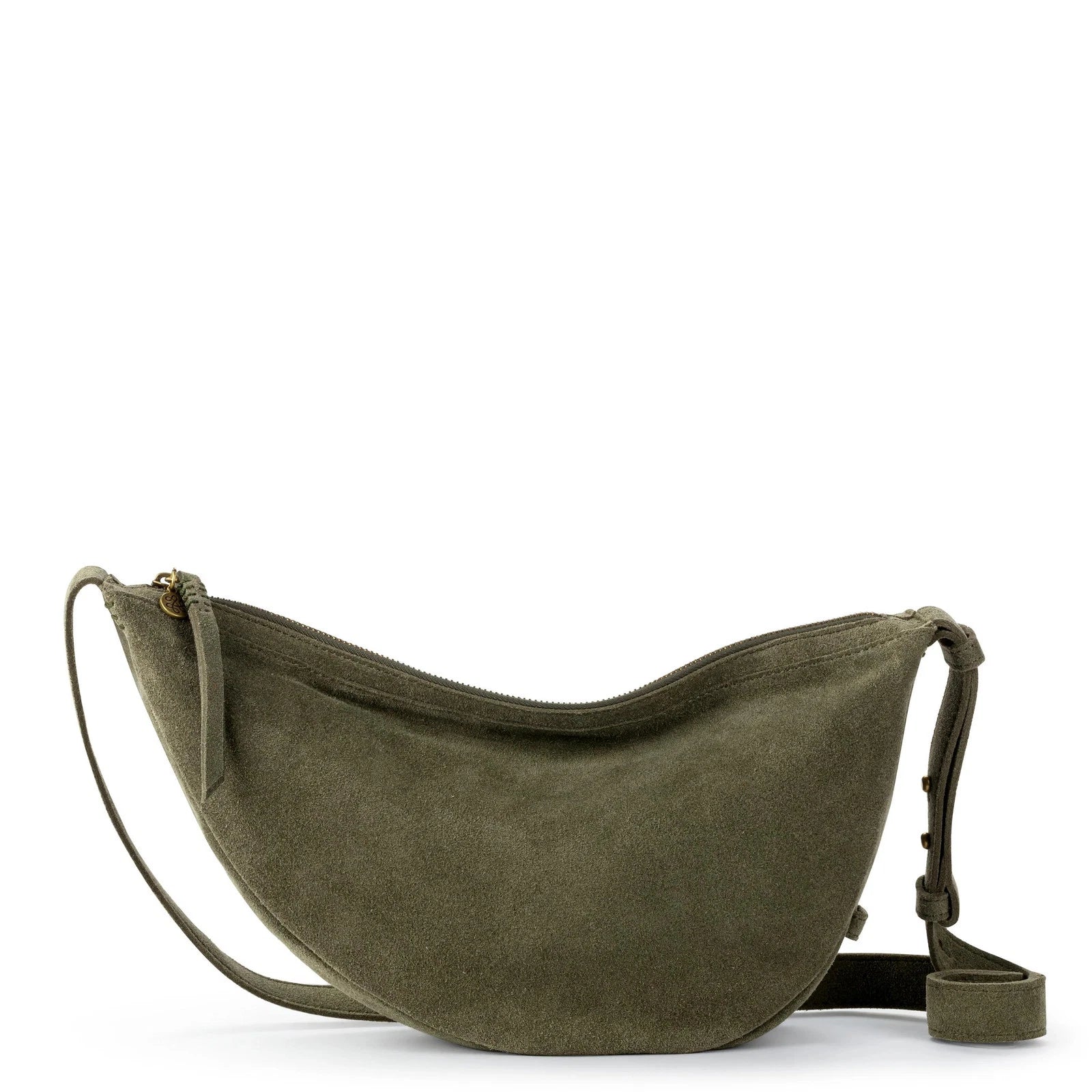 The Sak Tess Large Sling - Leather - Moss Suede